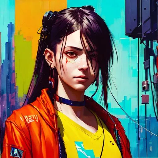 ArtStation - Surrealistic anime cyberpunk