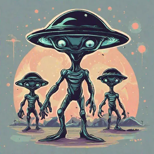 Prompt: aliens from outerspace