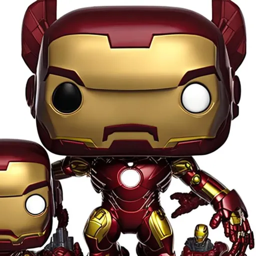 Prompt: iron man funko-pop