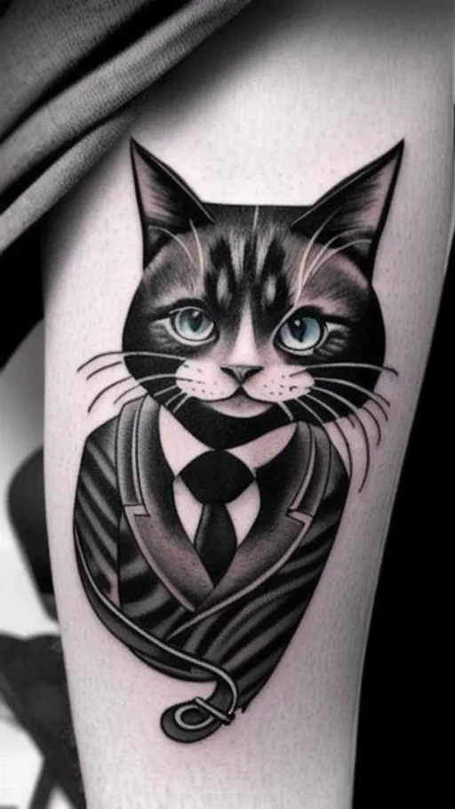 Paws and Ink: Best 50+ Cat Tattoo Designs (+ Symbolism) — InkMatch