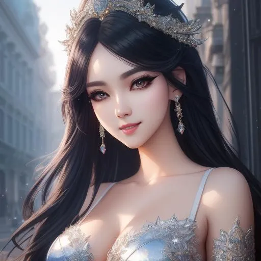Prompt: splash art, by Greg rutkowski, hyper detailed perfect face,

beautiful kpop idol stretching, full body, long legs, perfect body,

high-resolution cute face, perfect proportions,smiling, intricate hyperdetailed hair, light makeup, sparkling, highly detailed, intricate hyperdetailed shining eyes,  

Elegant, ethereal, graceful,

HDR, UHD, high res, 64k, cinematic lighting, special effects, hd octane render, professional photograph, studio lighting, trending on artstation