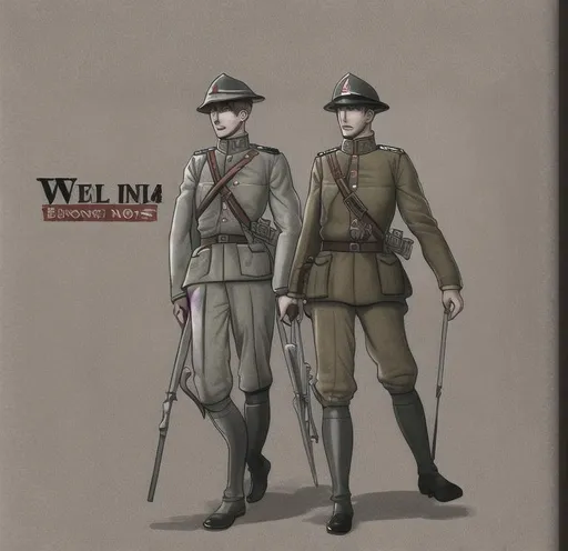 Prompt: WW1-Era British Infantry


