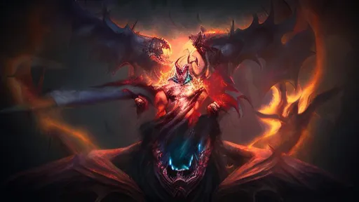 Prompt: Kassadin in leaguea of legend mix satan