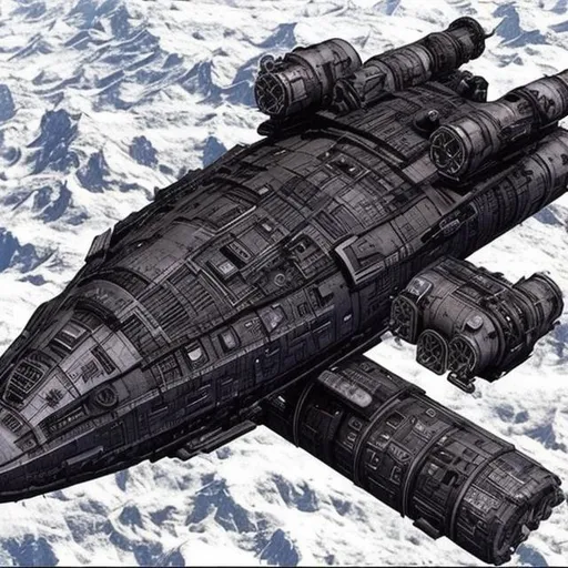 Prompt: space ship distroy life evil
