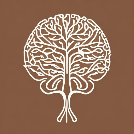 Nature Leaves Brain Logo