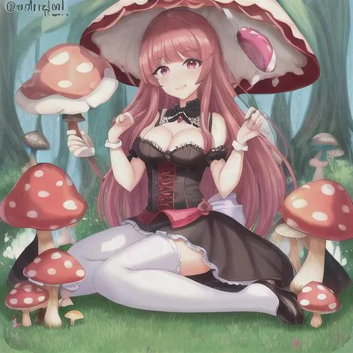 Prompt: mushroom from Lady

