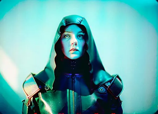 Prompt: CyberFuture,war,gothic,bleak,fantasy,UHD,4k,Realistic,ArmouredWarrior
