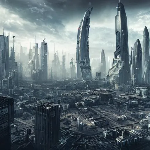 futuristic post apocalyptic city, dystopia, 4 k | OpenArt