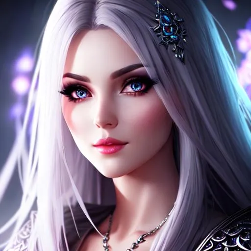 Prompt: Beautiful necromancer woman, Wing, perfect body, cute, face, Realistic portrait, beautiful photography, human body, highly detailed, hd, 4k, 8k 
