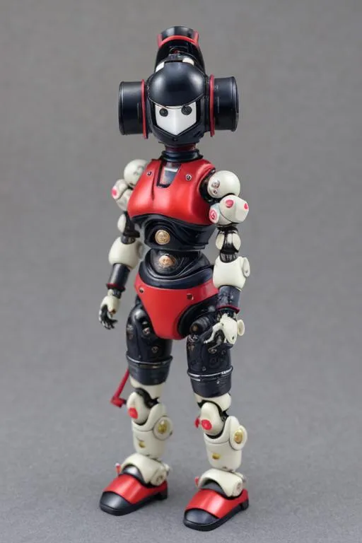 Prompt: japan anime robot look like "	Ninja Senshi Tobikage"

vintage, miniature. (high detailed skin:1.2), 8k uhd, dslr, soft lighting, ideal human, high quality, film grain, Fujifilm XT3, hyper realistic, detailed head