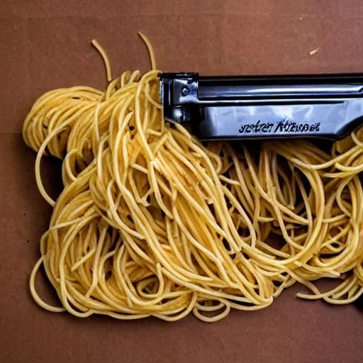 Spaghetti gun