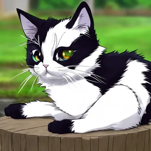 Prompt: anime cat