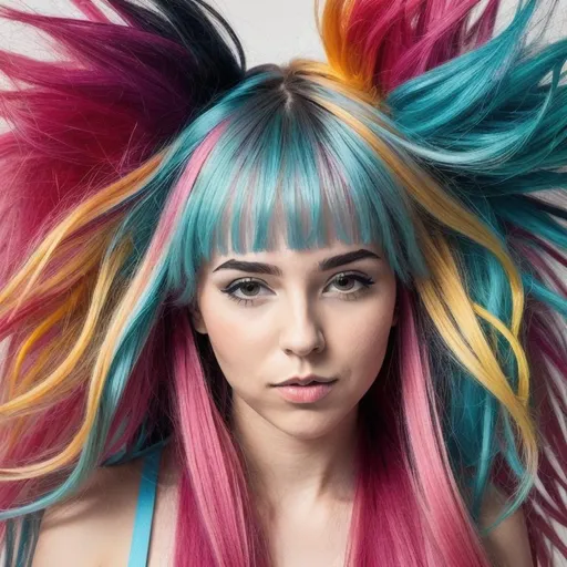 Prompt: (((anthropomorphized "OpenArt DALL-E 2" AI person, "OpenArt DALL-E 2" gender, "OpenArt DALL-E 2" hair, "OpenArt DALL-E 2" eyes, "OpenArt DALL-E 2" body))), ((OpenArt company logo)), ((OpenArt company color scheme)), working in a virtual OpenArt cyberscape, (((hyper photorealistic))), (((12K resolution))), (((hyper quality))), (((hyper-detailed))), (((12K raytracing))), ((realistic lighting)), ((realistic shadows)), ((realistic textures)), (realistic reflections), ((depth of field))