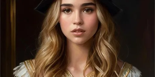 Prompt: Please paint a picture of a beautiful Imogen Waterhouse playing Gwynn in a scene from the TV show The Outpost . Beautiful painting with highly detailed face by greg rutkowski and magali villanueve:1.2