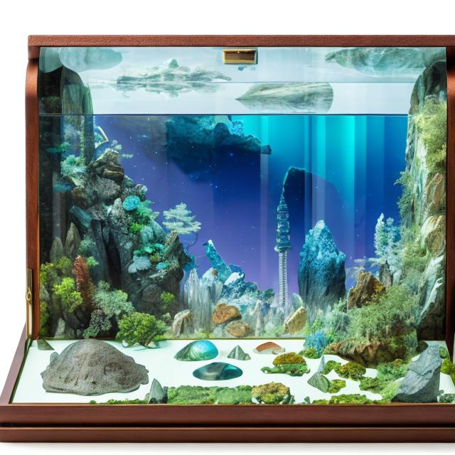 A high resolution product image of an AI Fish tank