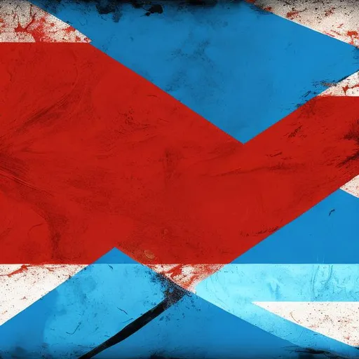Prompt: Distorsiona la bandera de Argentina 
