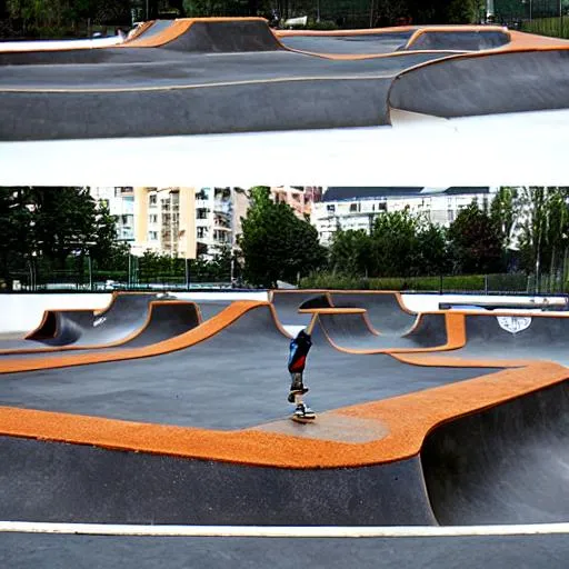 Prompt: ultimate skatepark