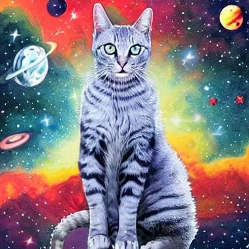 Prompt: Space cat
