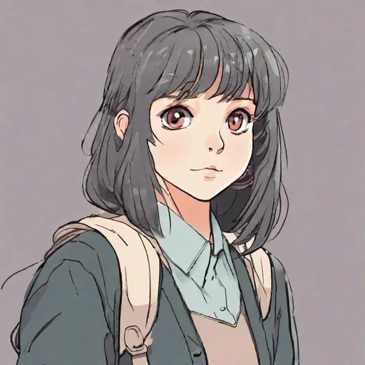 Prompt: a girl called fiona drew in anime style
