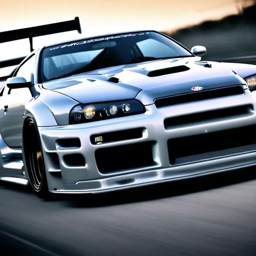 Prompt: wallpaper pc gtr r34