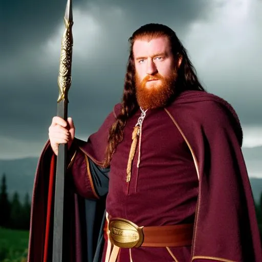 Prompt: Sami Zayn, WWE, as a 1980s dark fantasy like lord of the rings character 


