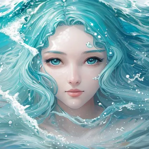 kawaii, cute, mermaid, anime Character Design, Unrea