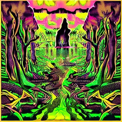 album art dark groves acid trip serial | OpenArt