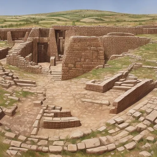 Prompt: Göbekli Tepe, how it looked originally