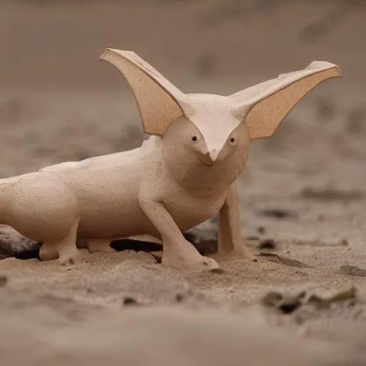 Prompt: desert bat
