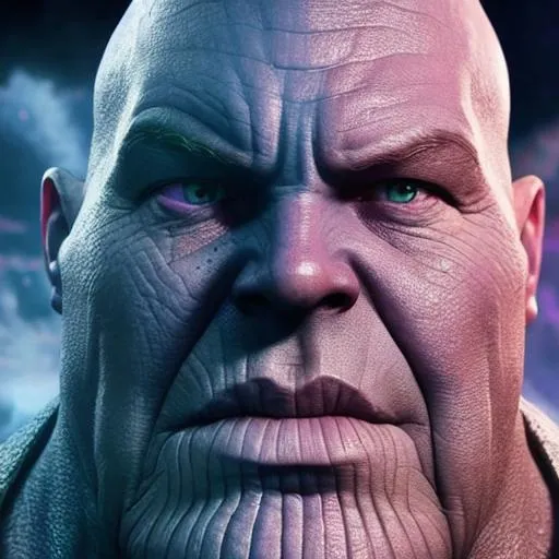 Prompt: fortnite thanos Ultra HD UHD  2K 4K 8K 12K 16K 32K 64K Photorealistic Photorealism Masterpiece Beautiful 