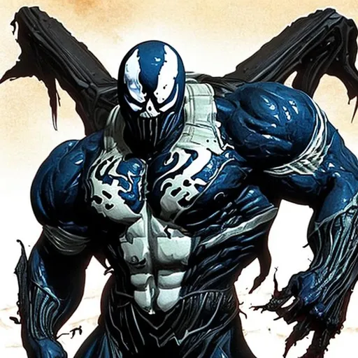 Prompt: Venom as a destiny titan