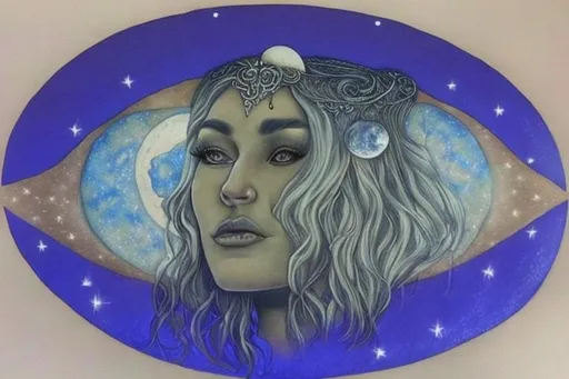 Prompt: Realistic Moon Goddess
