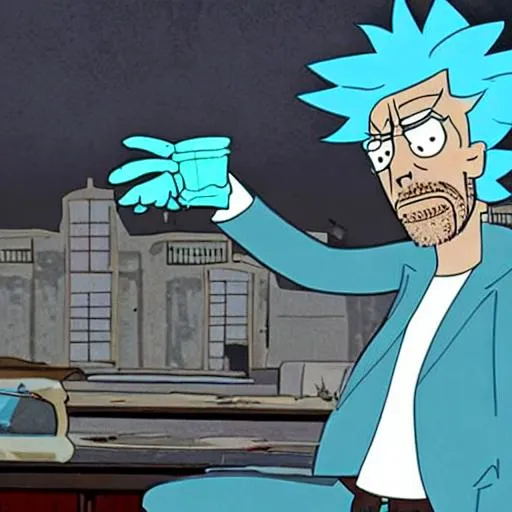 Prompt: rick sanchez breaking bad