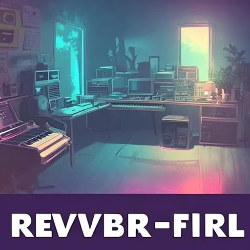 Prompt: create an asthetic picture for my youtube song reverb and lofi 
