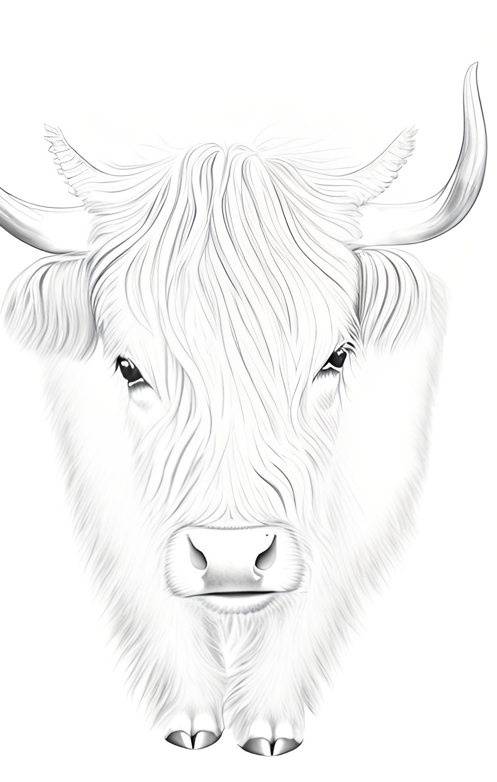 Highland Cow (an exercise in colour)… | Quinlyn Nixon Art