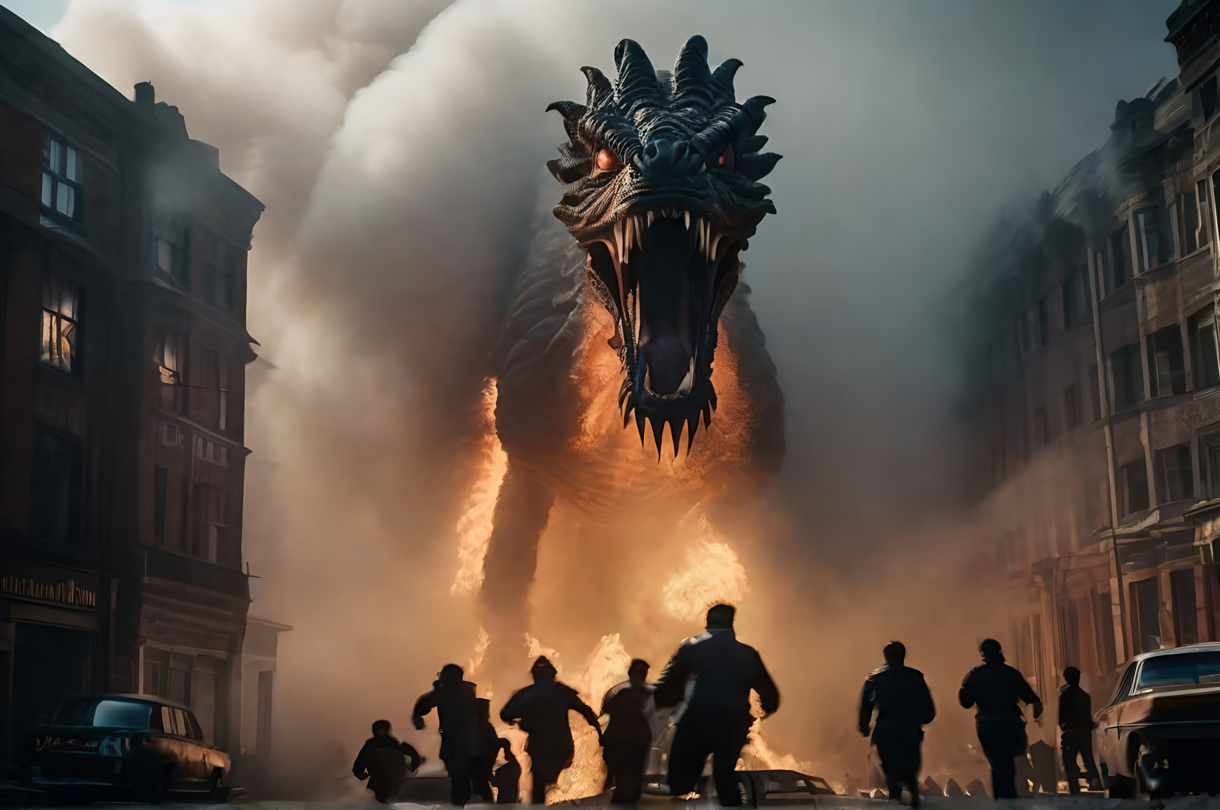 A genre defining journalism photograph, hundreds of... OpenArt