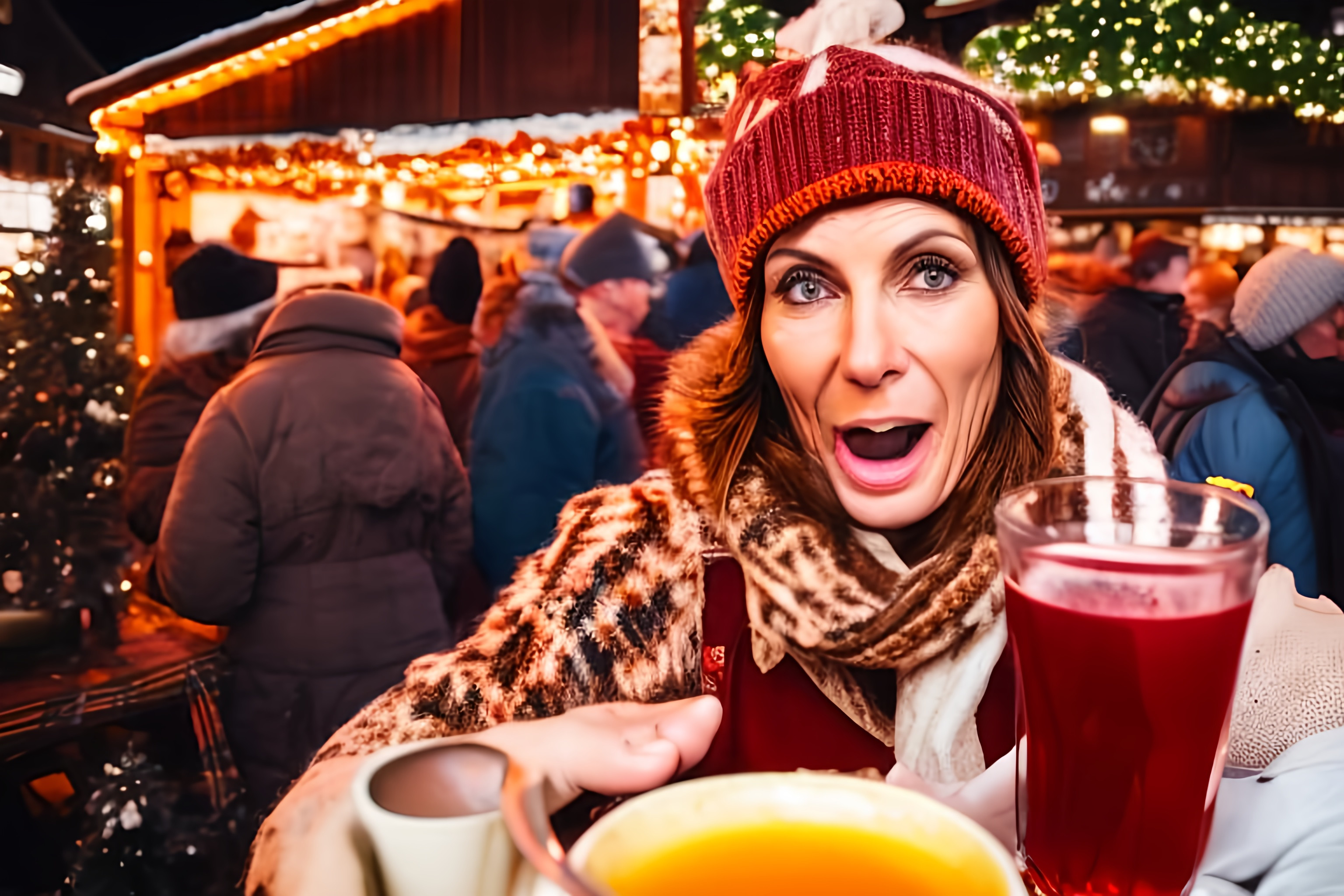 Hot buttered milf and glühwein at the Kriskindlmarkt | OpenArt