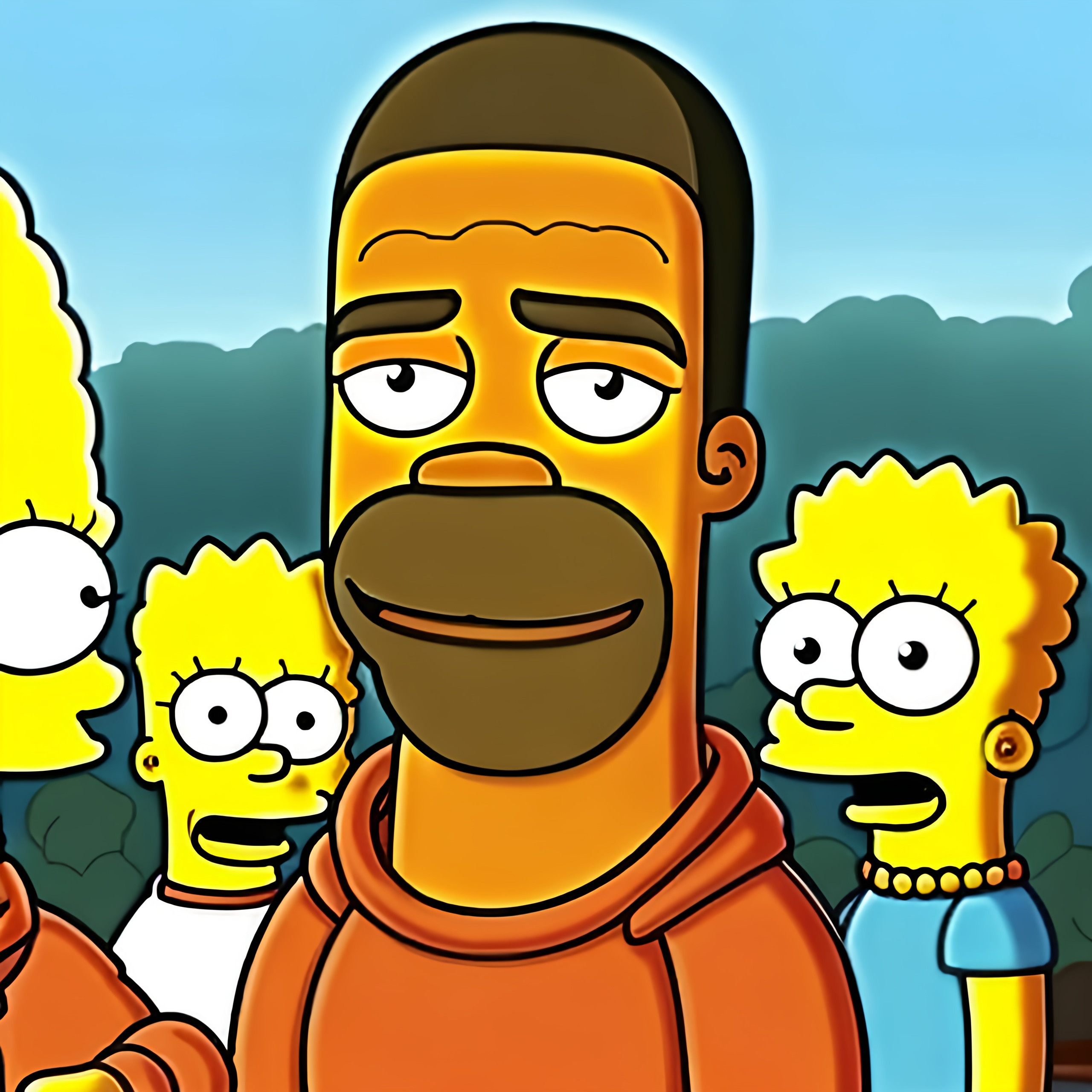 kevin hart as a simpsons charactor | OpenArt