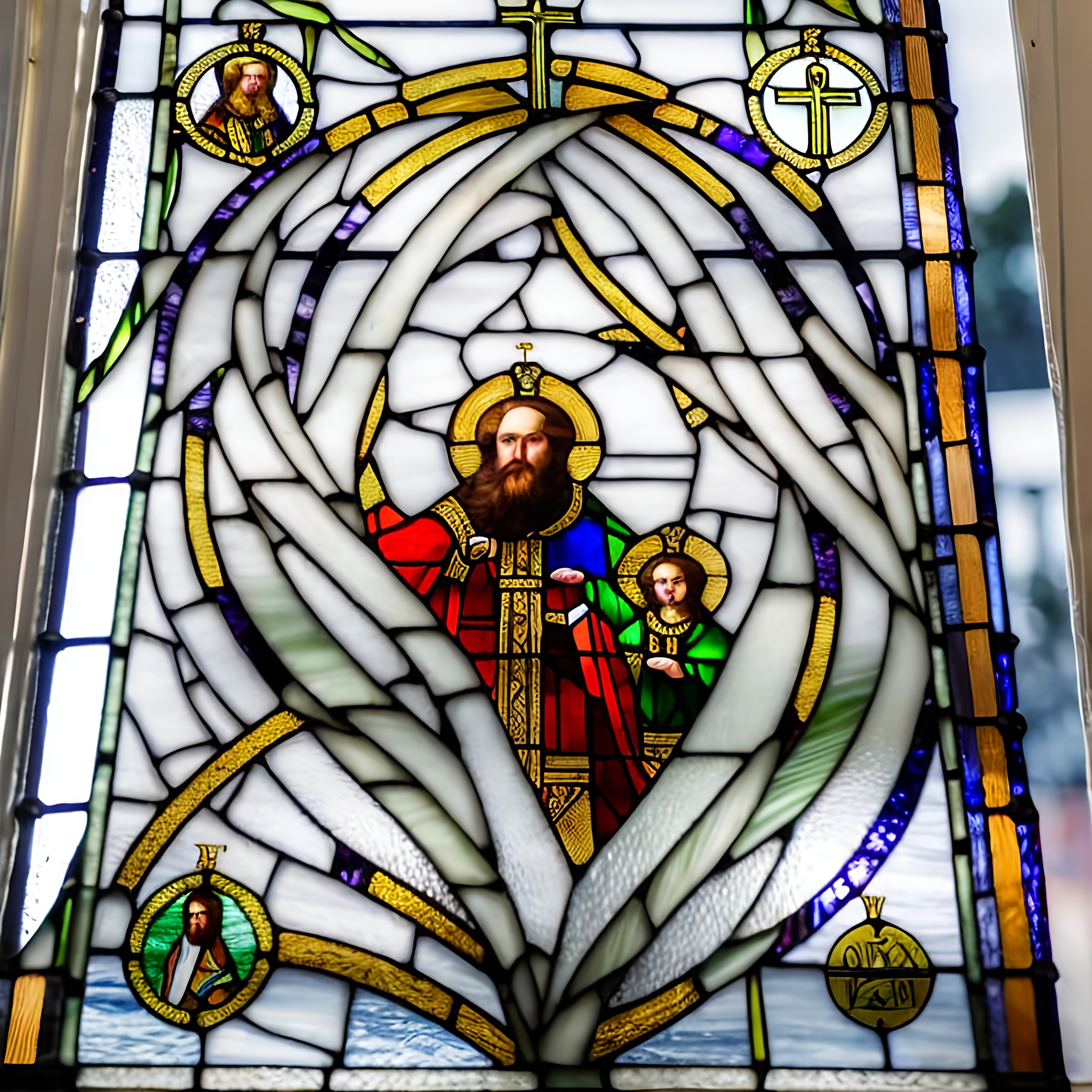 Stained glass royalty  Eastern orthodox Astrology