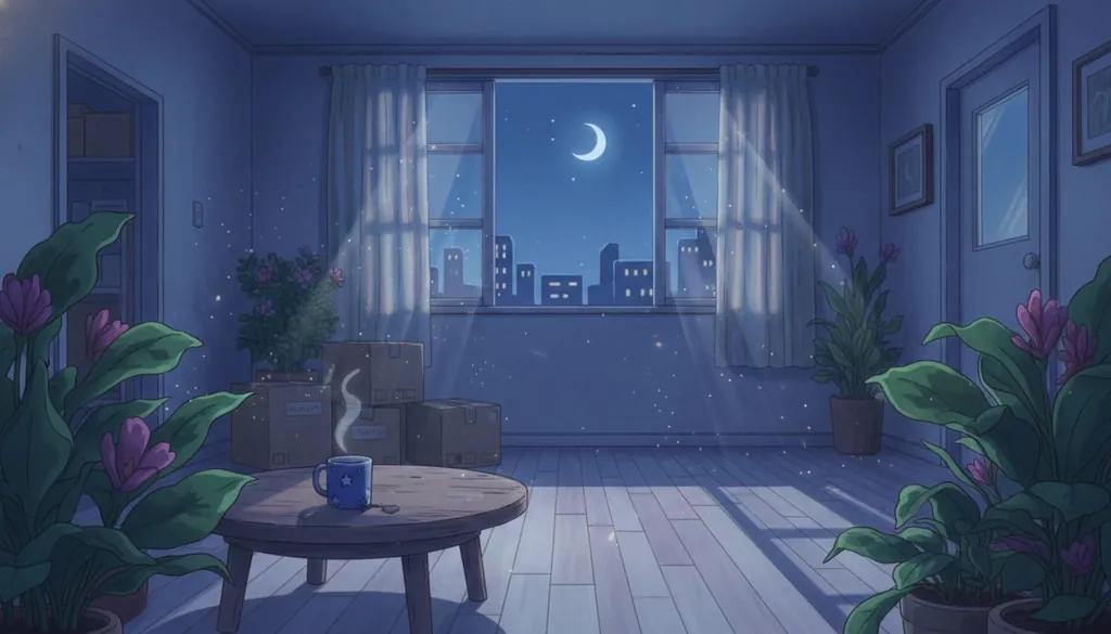 Flying to the Distant Moon — A Ghibli-Style Lyric Journey