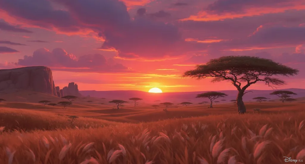 Sunset Song of the Savanna