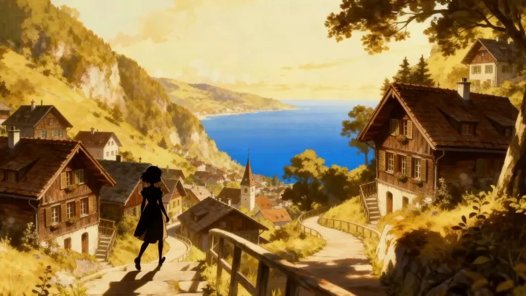 Lanterns Toward the Golden Sea