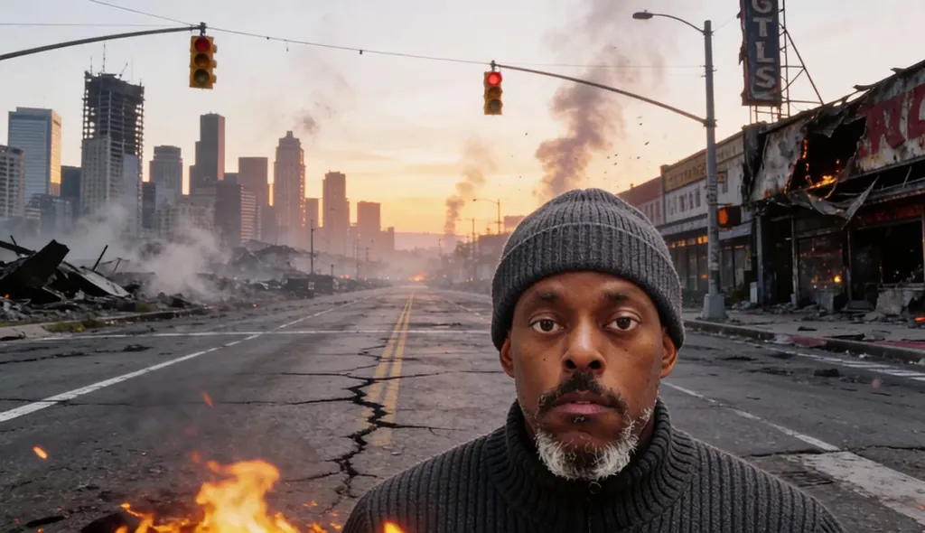 Calm Flow Through a Ruined Seattle