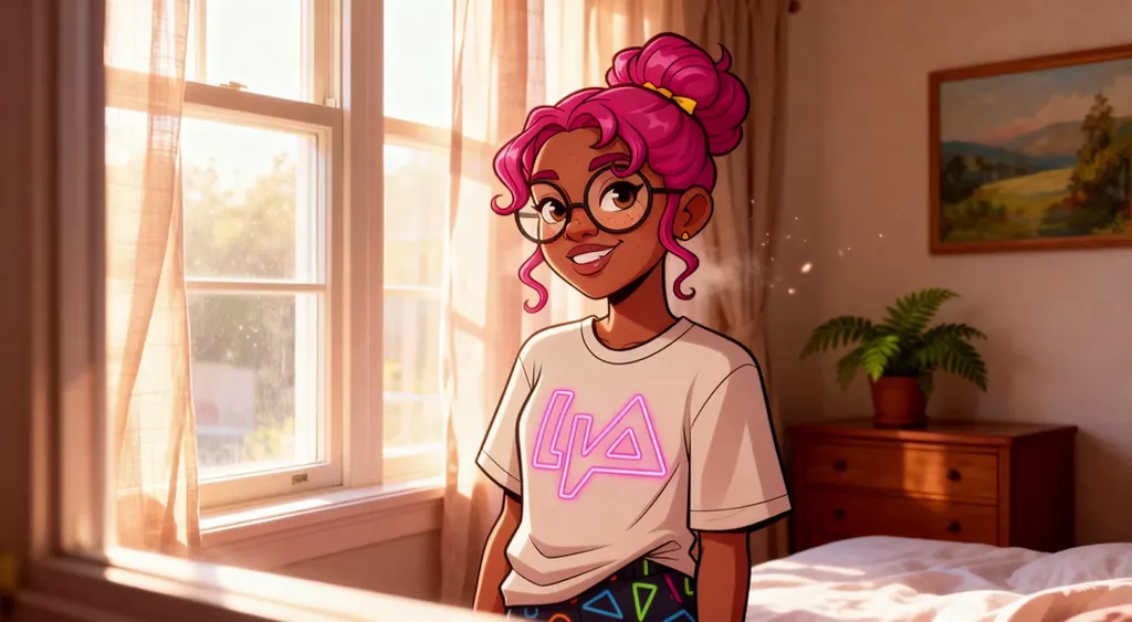 Sunlit Day of Joyful Freedom