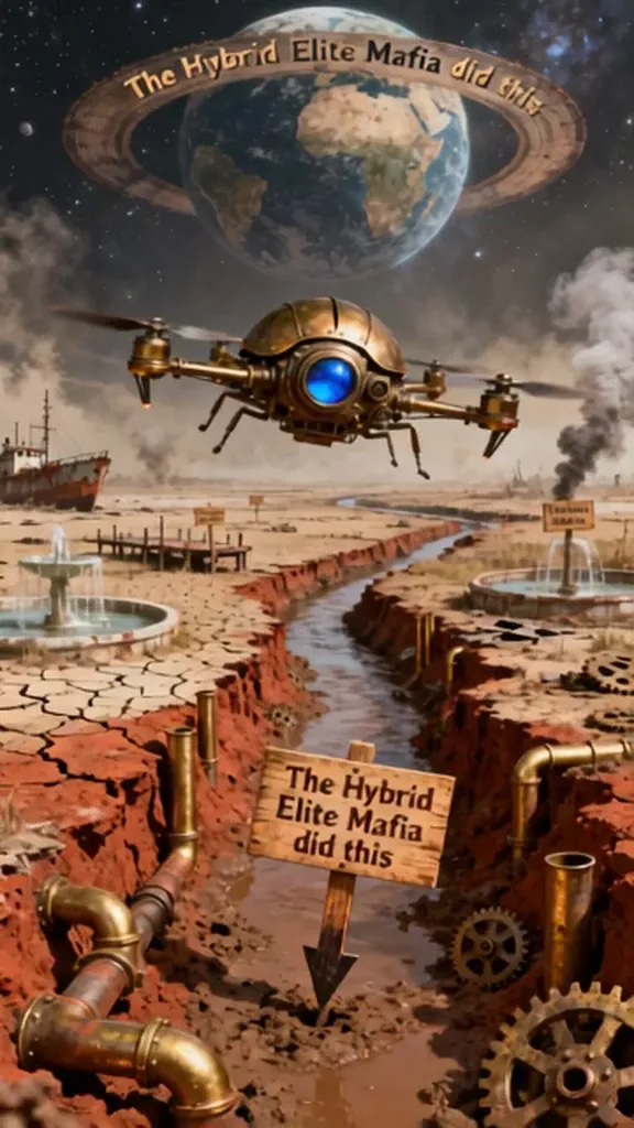 Dry World: Blame the Drone (Steampunk Lyric Flight)