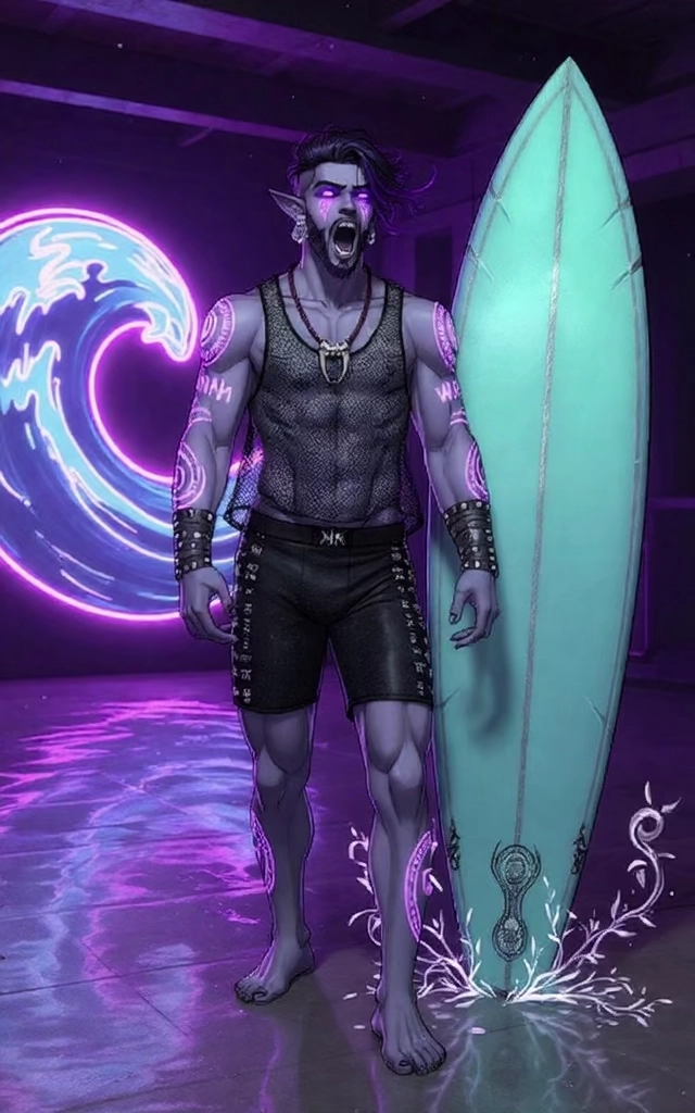 Neon Tides Serenade