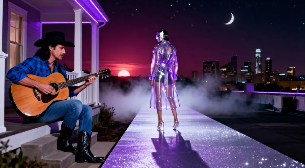 Midnight Runway Reverie