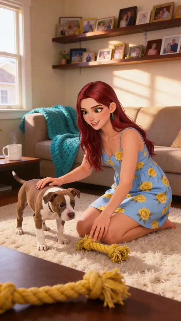 Sunlight, Roses, and Puppy Joy