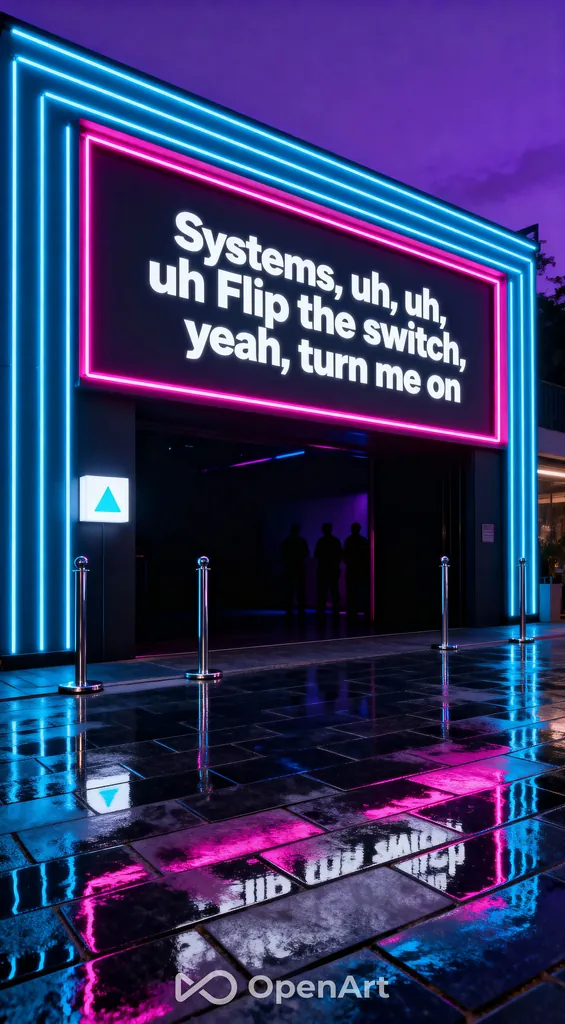 Neon Pulse: Club Circuit Lyric Visuals