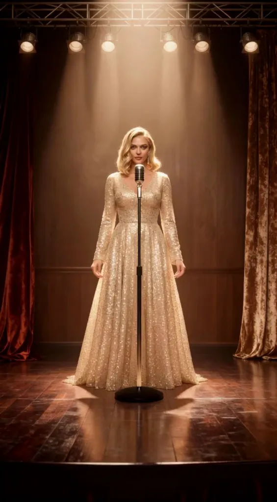 Sepia Hymn on a Minimalist Stage
